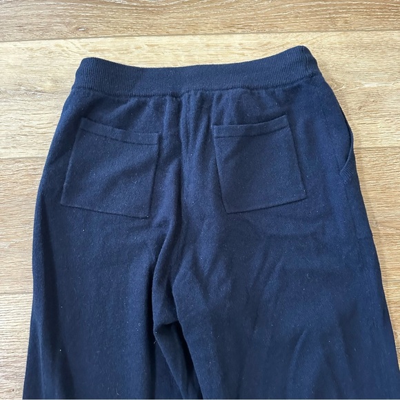 Quince Womens 100% Mongolian Cashmere 2.0 Straight Leg Pants True Navy Sz S NWOT - Picture 9 of 10